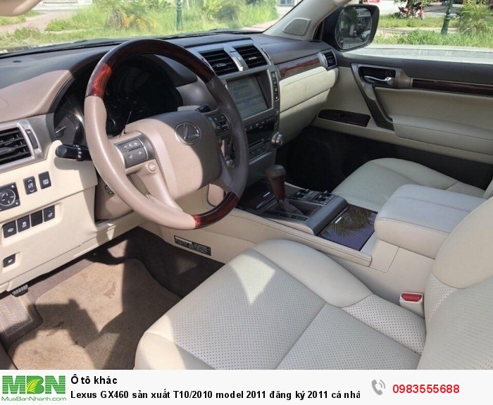 Lexus GX460 sản xuất T10/2010 model 2011 đăng ký 2011 cá nhân chính chủ đại chất