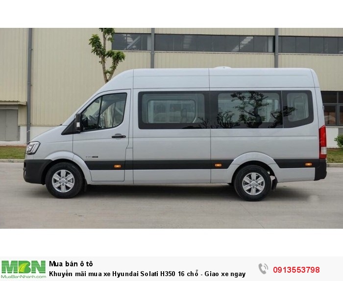 Khuyến mãi mua xe Hyundai Solati H350 16 chỗ - Giao xe ngay
