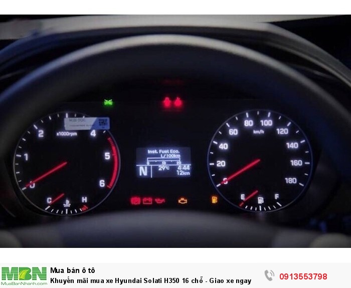 Khuyến mãi mua xe Hyundai Solati H350 16 chỗ - Giao xe ngay