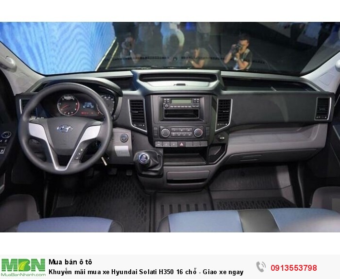 Khuyến mãi mua xe Hyundai Solati H350 16 chỗ - Giao xe ngay