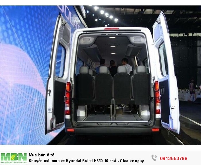 Khuyến mãi mua xe Hyundai Solati H350 16 chỗ - Giao xe ngay