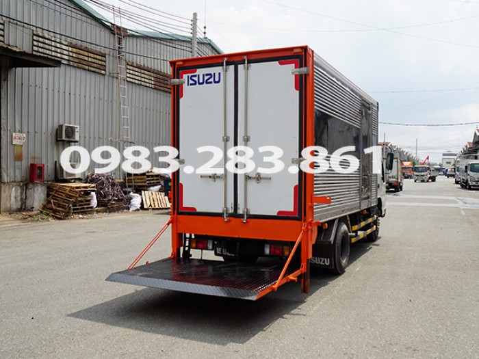 Bán xe tải Isuzu 1t9 bửng nâng|xe tải bửng nâng 1t9|xe tải 1t9 thùng kín bửng nâng — hỗ trợ trả góp.
