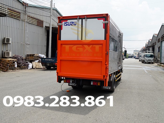Bán xe tải Isuzu 1t9 bửng nâng|xe tải bửng nâng 1t9|xe tải 1t9 thùng kín bửng nâng — hỗ trợ trả góp.