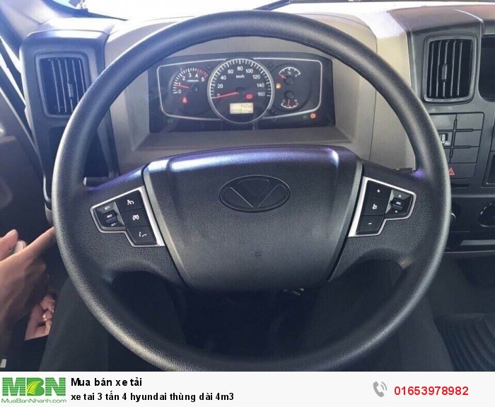 Xe tải 3 tấn 4 Hyundai thùng dài 4m3