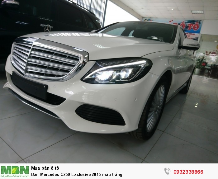 Bán Mercedes C250 Exclusive 2015 màu trắng