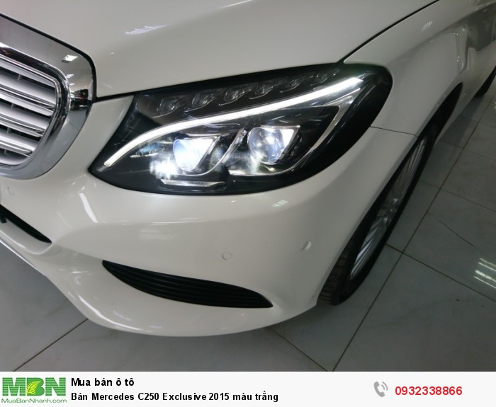 Bán Mercedes C250 Exclusive 2015 màu trắng