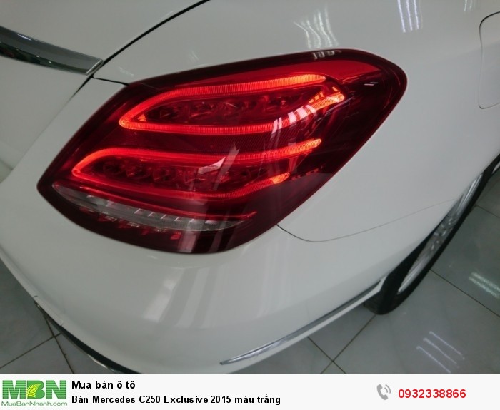 Bán Mercedes C250 Exclusive 2015 màu trắng