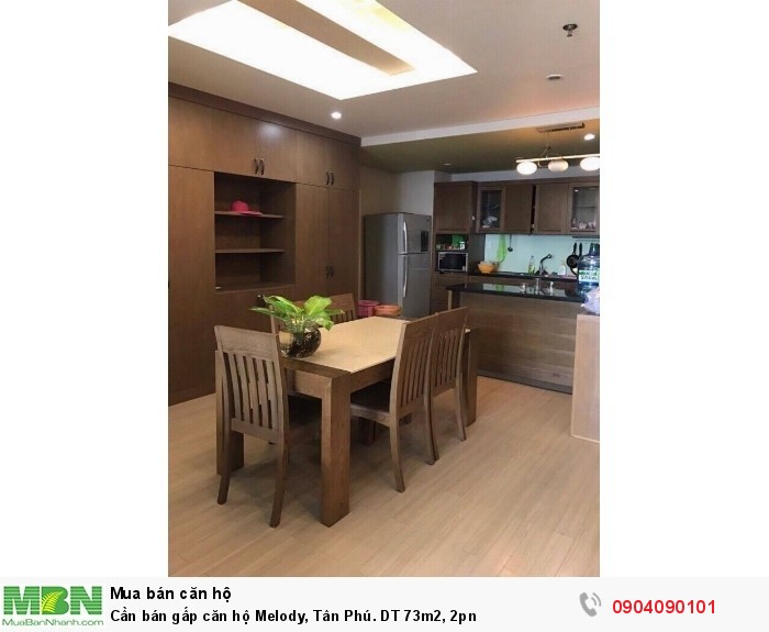Cần bán gấp căn hộ Melody, Tân Phú. DT 73m2, 2pn