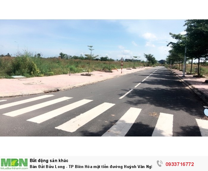 Bán Đất Bửu Long - TP Biên Hòa mặt tiền đường Huỳnh Văn Nghệ thổ cư 100% SHR.
