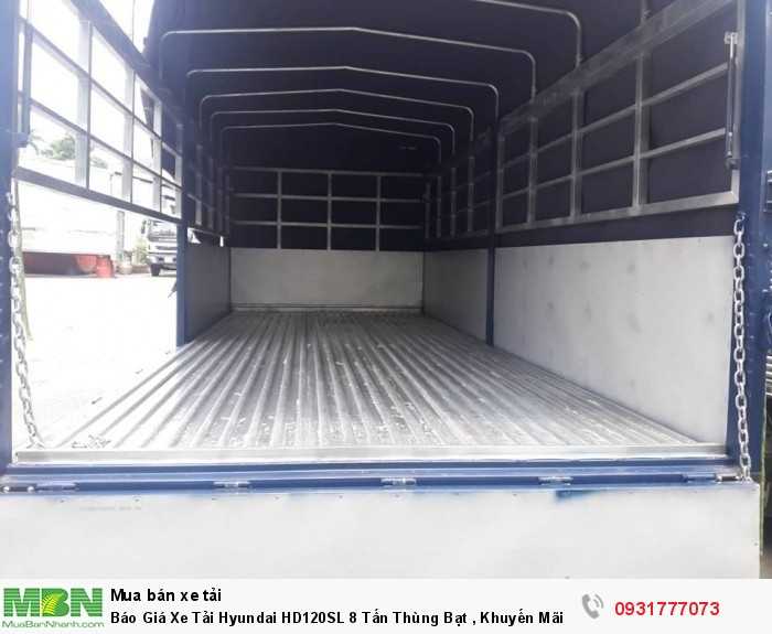 Xe tải 8 tấn Hyundai HD120SL thùng bạt - hỗ trợ vay ngân hàng đến 85% giá trị xe