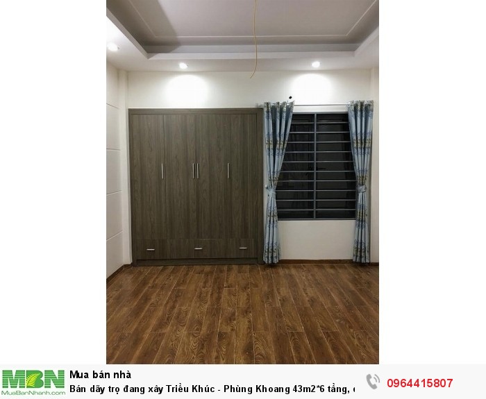 Bán dãy trọ đang xây Triều Khúc - Phùng Khoang 43m2*6 tầng, doanh thu tốt 25Triệu/tháng.