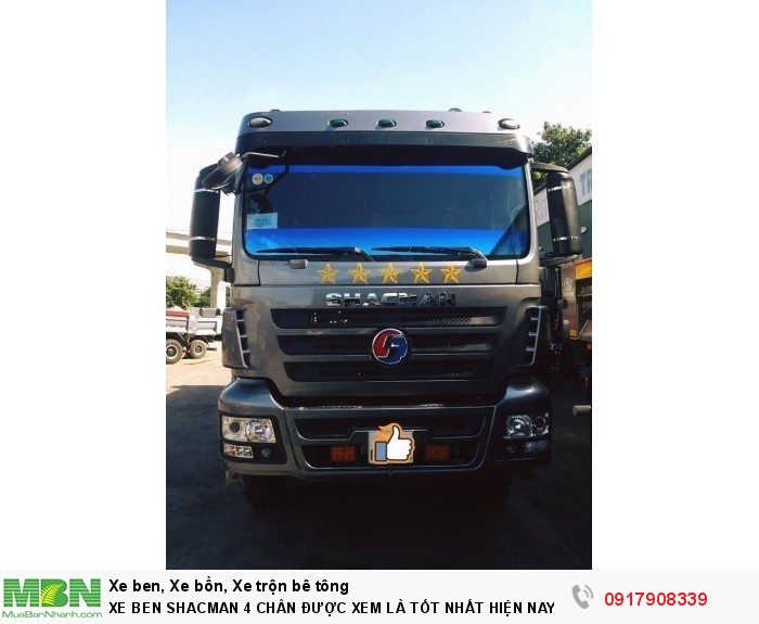 Xe Ben Shacman 4 Chân Được Xem Là Tốt Nhất Hiện Nay