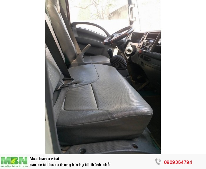 Bán xe tải Isuzu thùng kín hạ tải thành phố