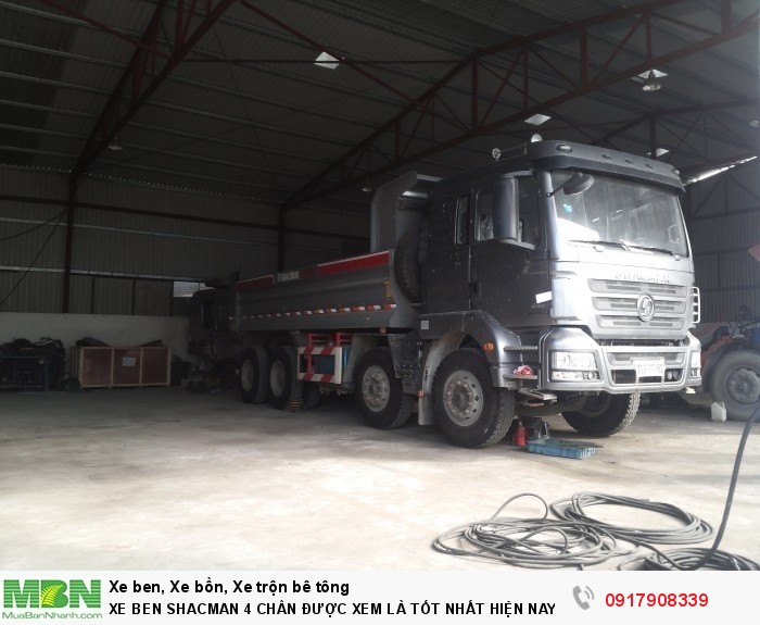 Xe Ben Shacman 4 Chân Được Xem Là Tốt Nhất Hiện Nay