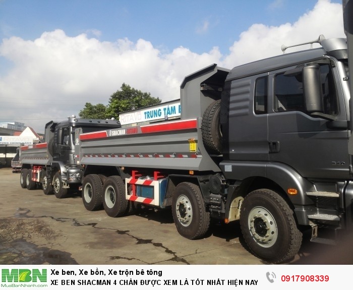 Xe Ben Shacman 4 Chân Được Xem Là Tốt Nhất Hiện Nay