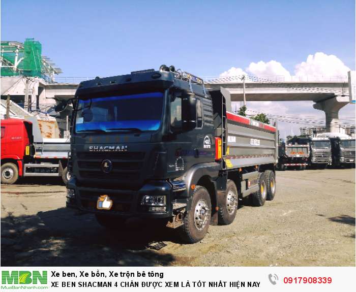 Xe Ben Shacman 4 Chân Được Xem Là Tốt Nhất Hiện Nay
