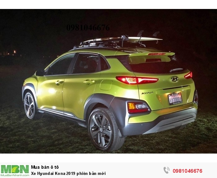 Xe Hyundai Kona 2019 phiên bản mới