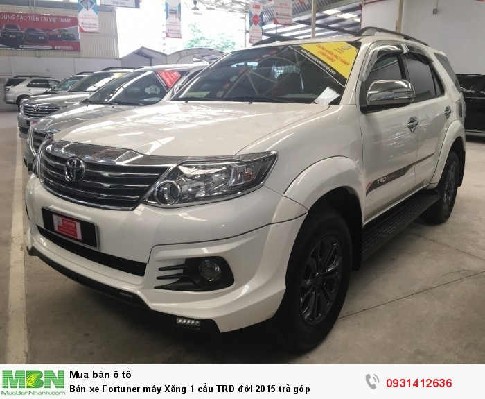 Bán xe Fortuner máy Xăng 1 cầu TRD đời 2015 trả góp