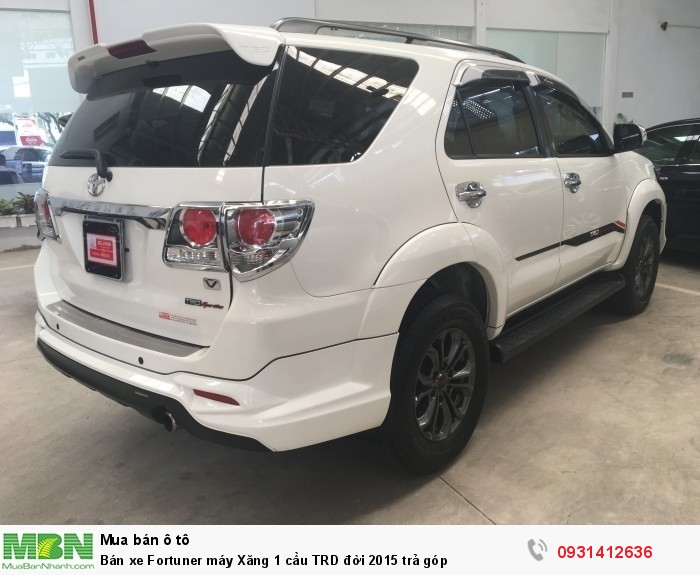 Bán xe Fortuner máy Xăng 1 cầu TRD đời 2015 trả góp