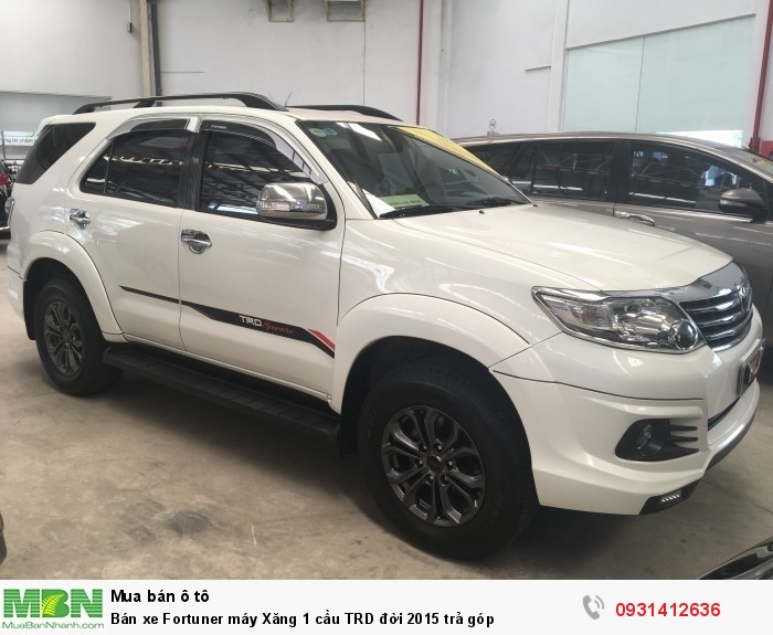 Bán xe Fortuner máy Xăng 1 cầu TRD đời 2015 trả góp