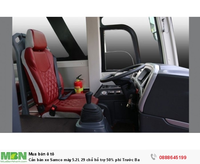 Cần bán xe Samco máy 5.2L 29 chỗ hỗ trợ 50% phí Trước Ba