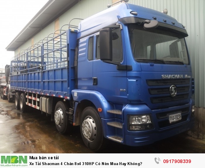 Xe Tải Shacman 4 Chân 8x4 310HP Có Nên Mua Hay Không?