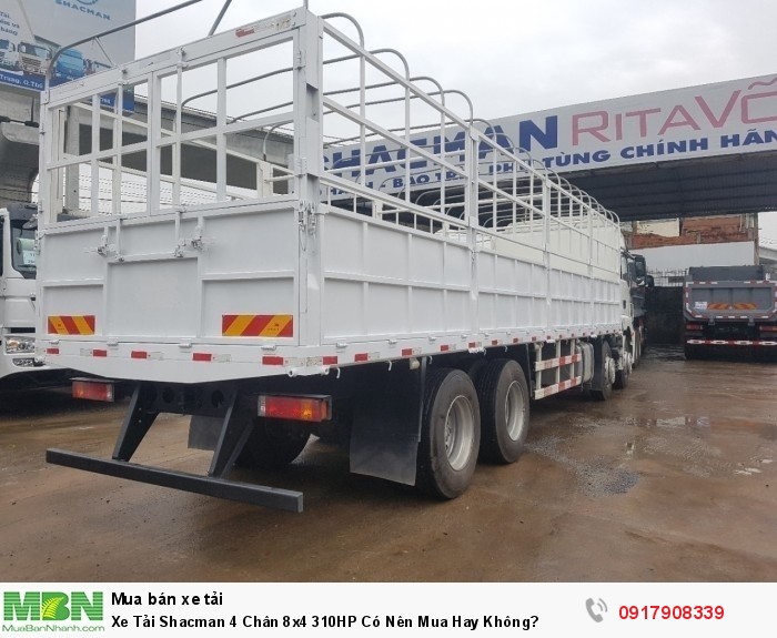 Xe Tải Shacman 4 Chân 8x4 310HP Có Nên Mua Hay Không?