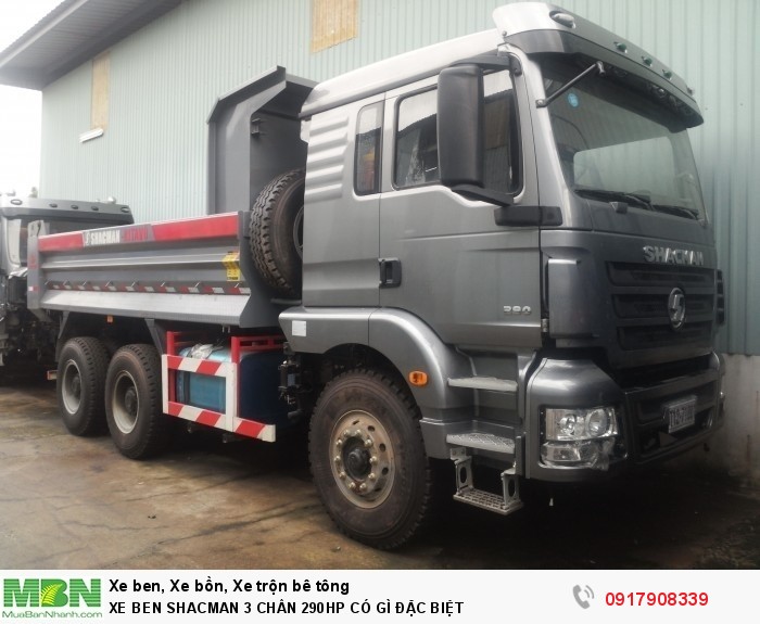 Xe Ben Shacman 3 Chân 290hp Có Gì Đặc Biệt