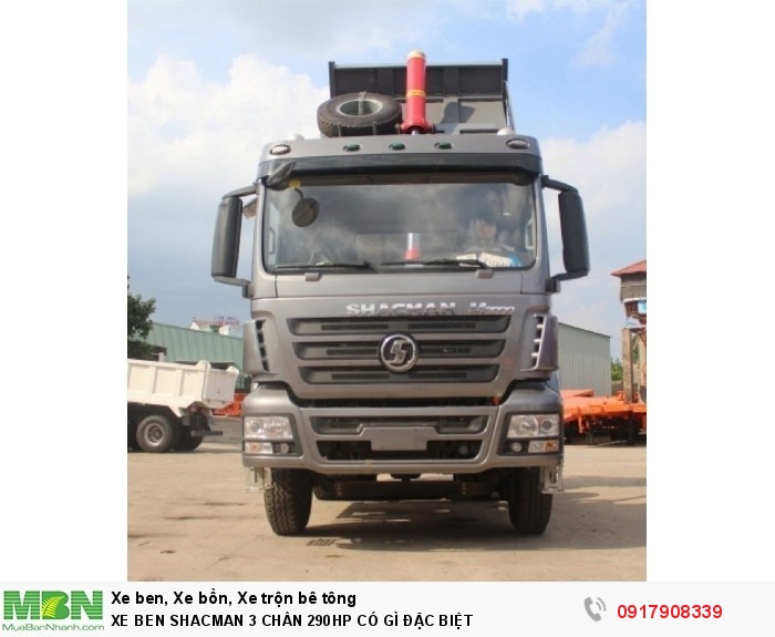Xe Ben Shacman 3 Chân 290hp Có Gì Đặc Biệt