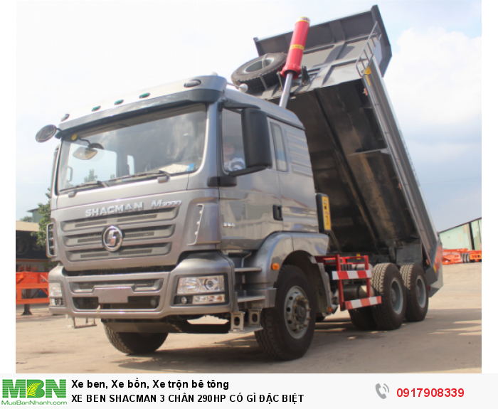 Xe Ben Shacman 3 Chân 290hp Có Gì Đặc Biệt