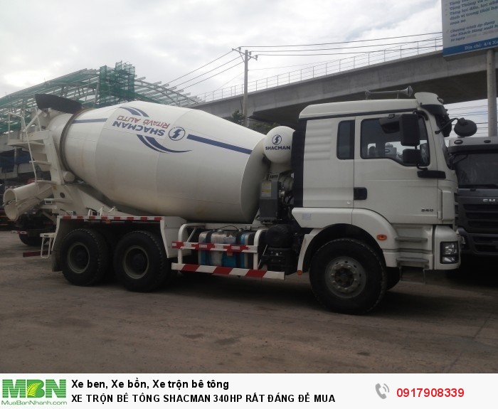 Xe Trộn Bê Tông Shacman 340hp Rất Đáng Để Mua