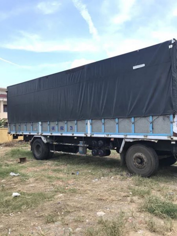 xe 3 chân 2 dí 1 cầu dongfeng hoàng huy sản xuất 2013