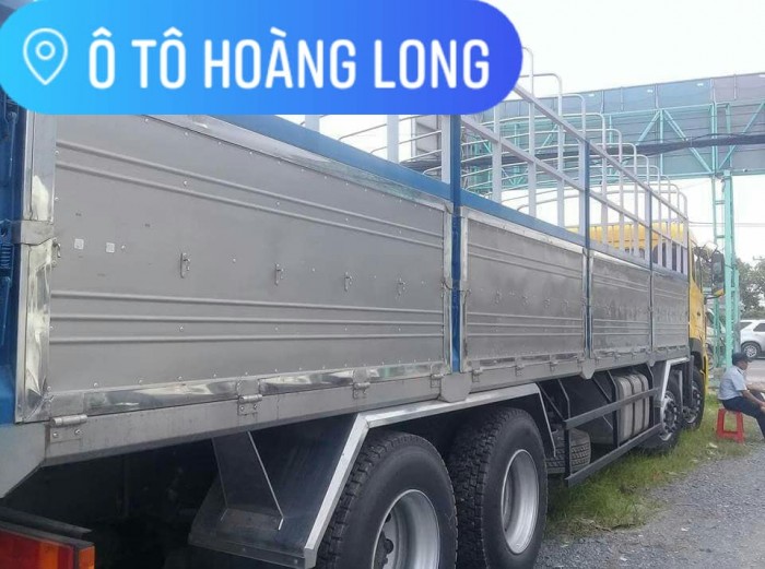 Mua bán xe tải thùng mui bạc 4 chân dongfeng Yc 2017 giá rẻ vay cao (làm giàu từ vận tải)