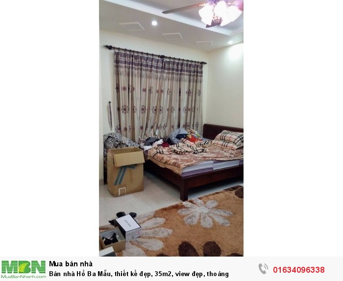 Bán nhà Hồ Ba Mẫu, thiết kế đẹp, 35m2, view đẹp, thoáng