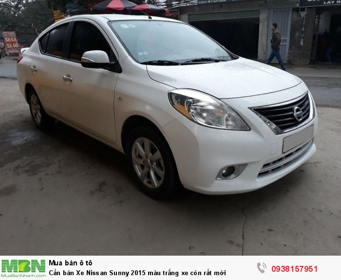Cần bán Xe Nissan Sunny 2015 màu trắng xe còn rất mới