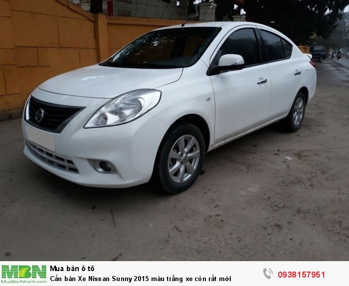 Cần bán Xe Nissan Sunny 2015 màu trắng xe còn rất mới