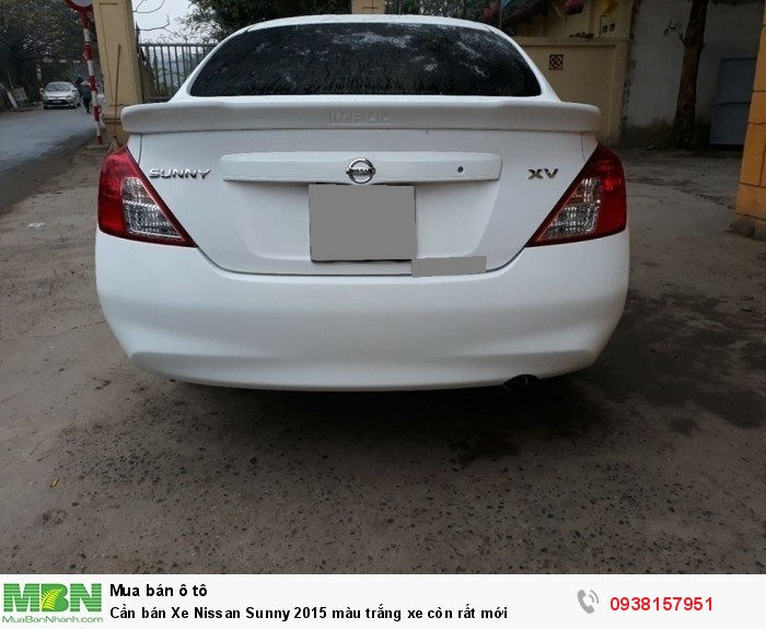 Cần bán Xe Nissan Sunny 2015 màu trắng xe còn rất mới