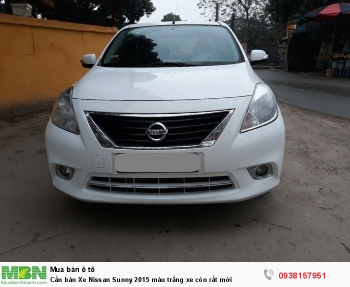 Cần bán Xe Nissan Sunny 2015 màu trắng xe còn rất mới