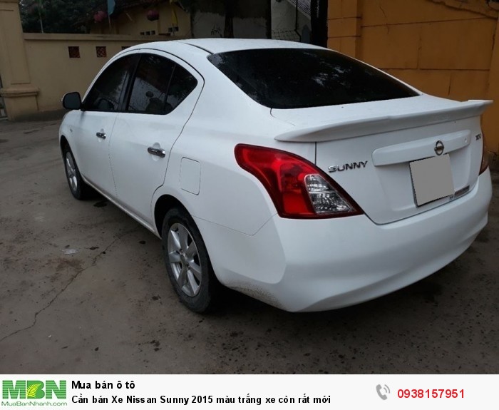 Cần bán Xe Nissan Sunny 2015 màu trắng xe còn rất mới