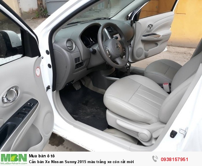 Cần bán Xe Nissan Sunny 2015 màu trắng xe còn rất mới
