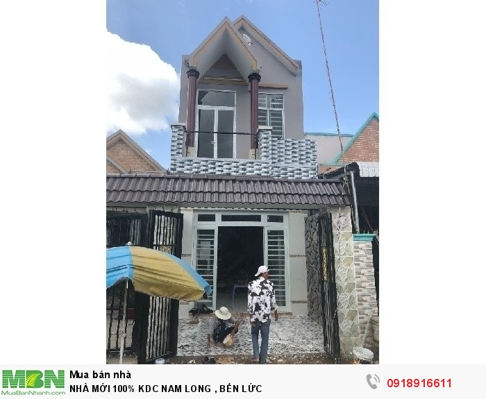 Nhà Mới 100% Kdc Nam Long, Bến Lức