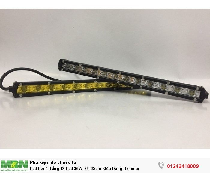 Led Bar 1 Tầng 12 Led 36W Dài 35cm Kiểu Dáng Hammer
