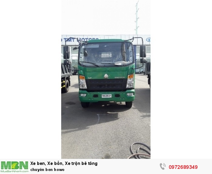 chuyên ben howo sino truk howo từ 6,5 tấn giá rẻ nhất Thành phố HỒ Chí Minh