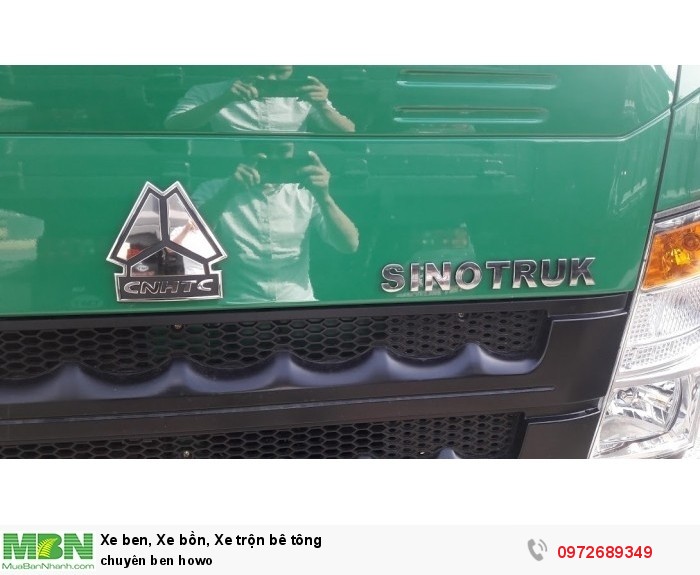 chuyên ben howo sino truk howo từ 6,5 tấn giá rẻ nhất Thành phố HỒ Chí Minh