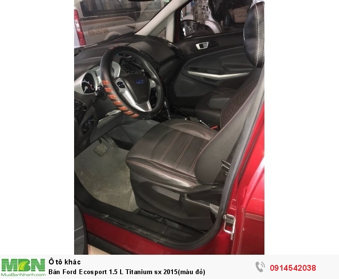 Bán Ford Ecosport 1.5 L Titanium sx 2015(màu đỏ)
