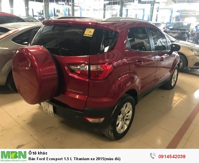 Bán Ford Ecosport 1.5 L Titanium sx 2015(màu đỏ)