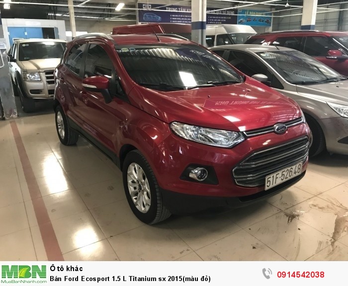 Bán Ford Ecosport 1.5 L Titanium sx 2015(màu đỏ)