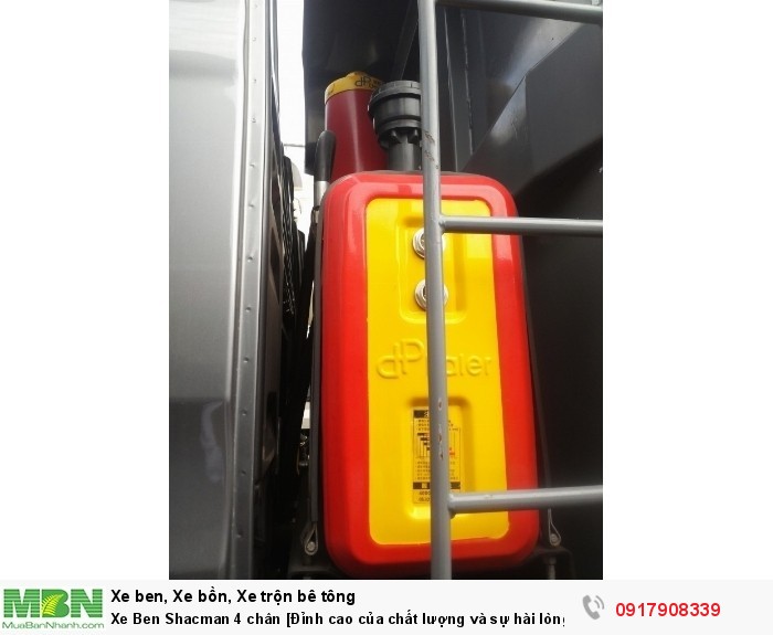 Xe Ben Shacman 4 chân [Đỉnh cao của chất lượng và sự hài lòng]