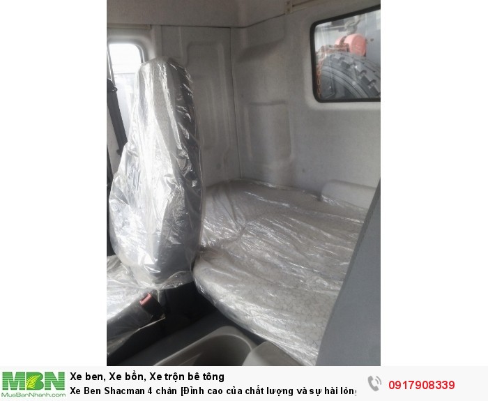 Xe Ben Shacman 4 chân [Đỉnh cao của chất lượng và sự hài lòng]