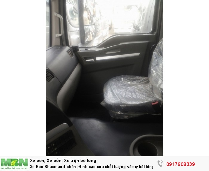 Xe Ben Shacman 4 chân [Đỉnh cao của chất lượng và sự hài lòng]
